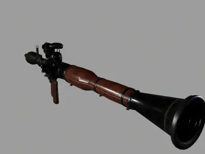 RPG-7 Soviet Bazooka 3D model