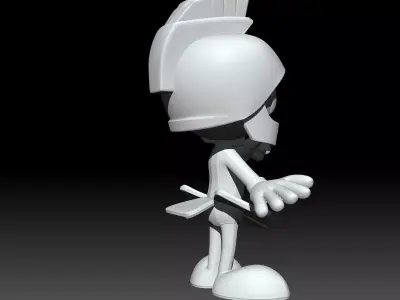 Marvin The Martian Looney Tunes Figure 3D print model