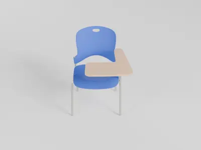 College Chair Free 3D model