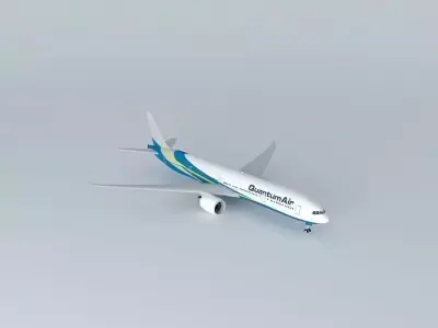 QuantumAir Boeing 777 300ER Free 3D model