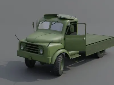 Hanomag AL 28  Low-poly 3D model