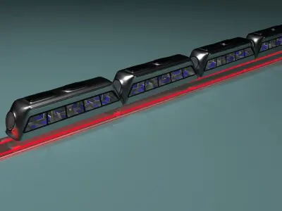 new generation low-column metro 3D model