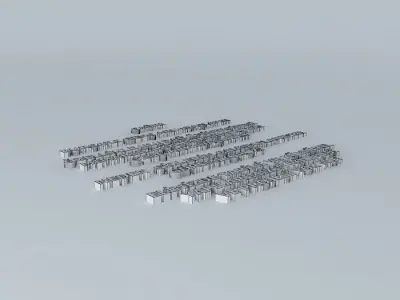 Turkey set of blocks Free 3D model