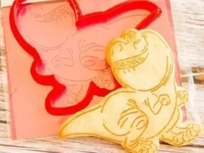 Good Dinosaur Nash cookie cutter for professional Free 3D print model