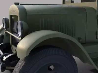 Katyusha Low-poly 3D model