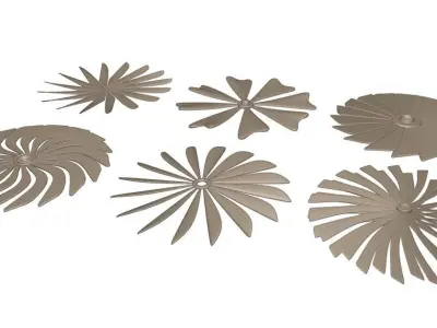 High-poly Propellers Collection vol1 3D model