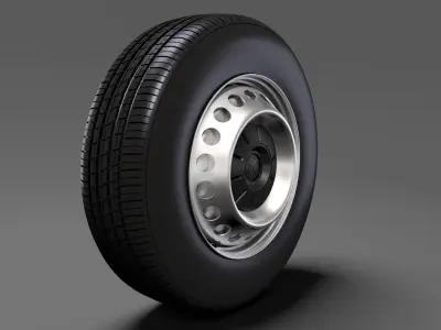 WV Crafter Chassi wheel 2017 3D model