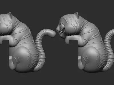 K Pop Demon Hunters Tiger Derpy Bird Sussie 3D print model