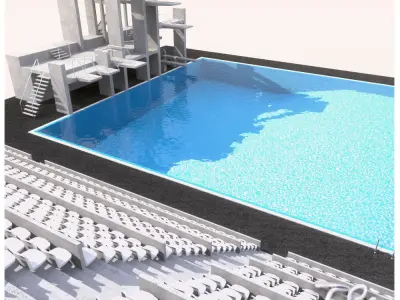 DIVING POOL 3D model