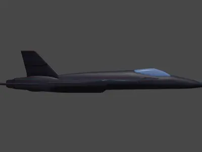 FA 18 Super Hornet  Low-poly 3D model
