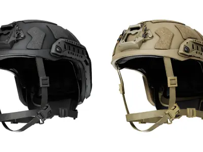 OPSCORE FAST SFHC BALLISTIC HELMET Low-poly 3D model