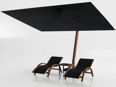 Chaise-longue Malta 3D model