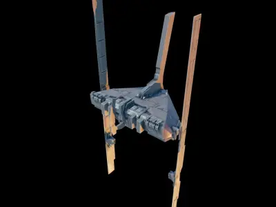 spaceship b06 3D model
