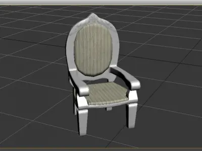 Dolls pushchair 3D model