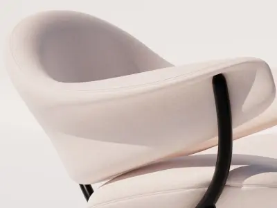 F-DS chair 1 murano design Free 3D model