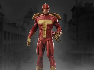 Turboman Low-poly 3D model