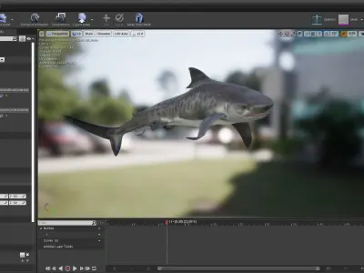 Tiger Shark - GameReady Low-poly 3D model