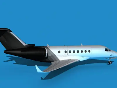 Cessna Citation C700 Longitude V11 3D model
