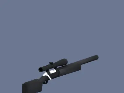 M24-SWS sniper rifle Free 3D model