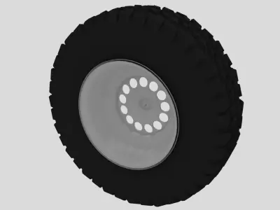 Offroad Tire 3D model