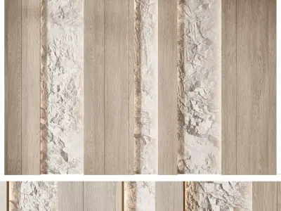 Wall 3d panel 08 Free 3D model