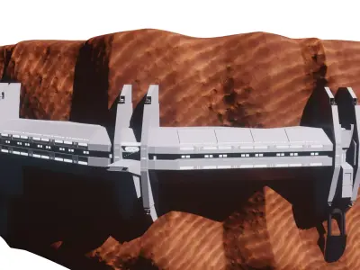 Rylos Station from The Last Starfighter 3D printing Model 3D print model