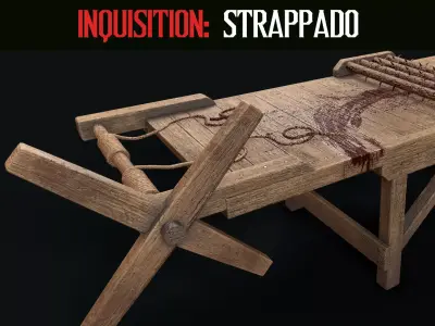 Inquisition - Strappado Low-poly 3D model