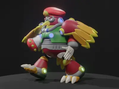 Storm Owl 3D model