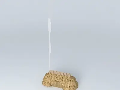 Strohhuette Museumsdorf Dueppel Free 3D model