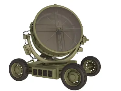 Antiaircraft Searchlights 3D model