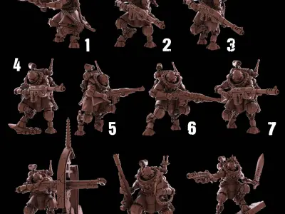 Tech Guardians - Omniforge 3D print model