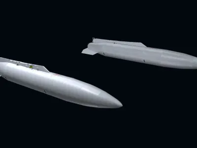 Fuel Tanks RPL-501-502 with Pylone for Mirage-2000 3D model