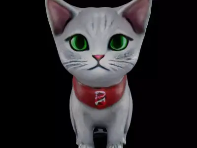 Gattino creato con IA  3D model