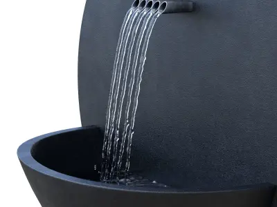 Satu Bumi Dupont Wall Water Piece 3D model