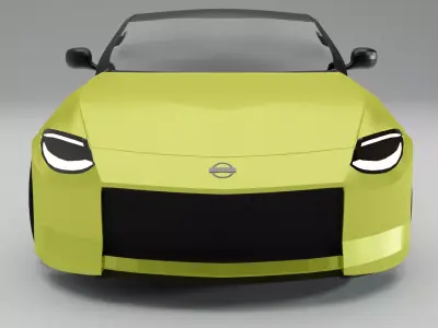 Nissan Z 2023 3D Model Free low-poly 3D model
