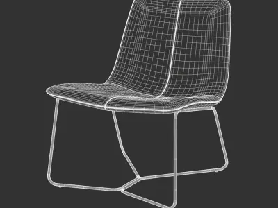  Replica West Elm Zion Armchair Model, Brown 