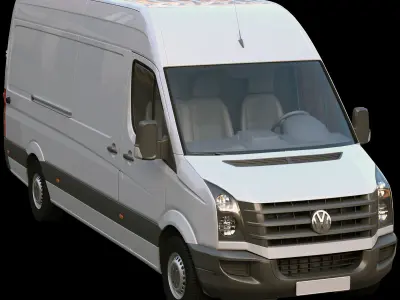 VW Crafter Van 3D model
