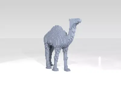 Dromedary Voxel 3D model