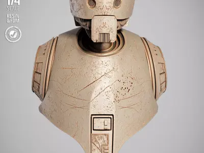 STAR WARS K2S0 Portrait Bust  3D print model purchase