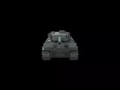 1959 German Heavy Tank Tiger 3D Model 3D print model