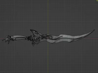 3D model Kris Edge from Lineage2 Game 3D print 3D print model