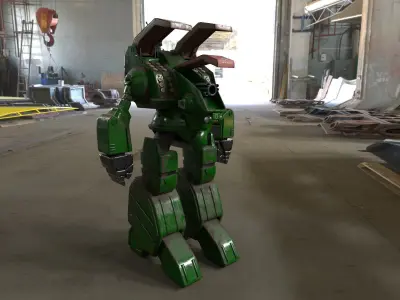 Gladiator Destroid Spartan MBR 07 Mk II FAN PROJECT Free 3D model