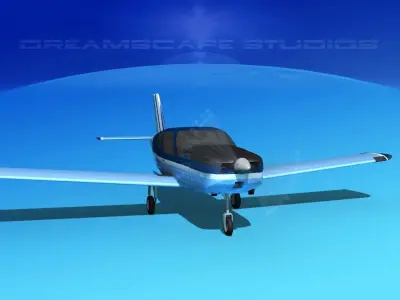 Socata TB-20 Trinidad V08 3D model