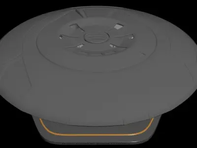 Dutch Industrial Space Company - Concept 07 3D model