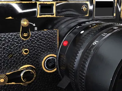 Old Camera Classic Camera Leica 3D Model With Octane 3D model