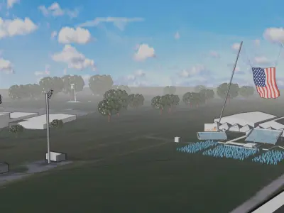 Pensilvania Trump Rally Location of Assassination Attempt Free 3D model