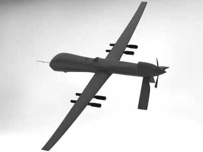 Predator Type Drones 3D model