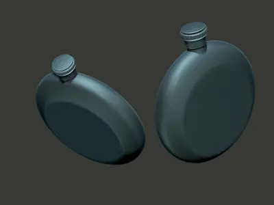 flask  3D model