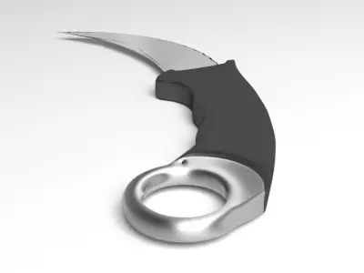 Karambit Knife 1 3D model