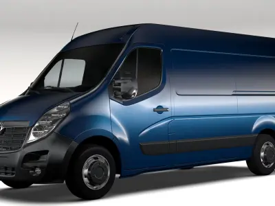 Vauxhall Movano L2H2 Van 2016 3D model